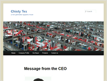 Tablet Screenshot of chistytex.com